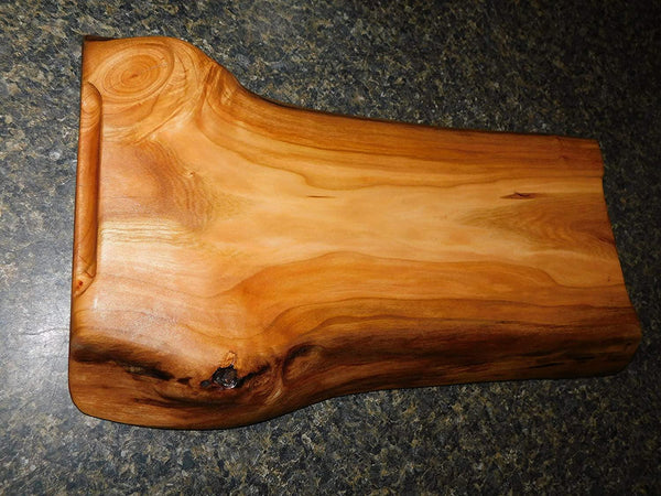 Cherry Wood Live Edge Charcuterie Board - Springhill Millworks