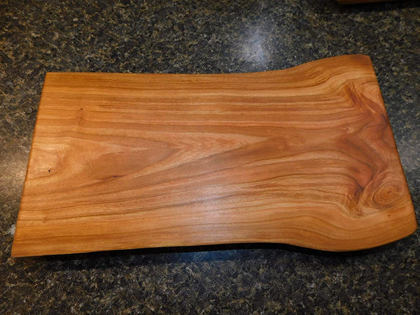 Cherry Wood Live Edge Charcuterie Board - Springhill Millworks