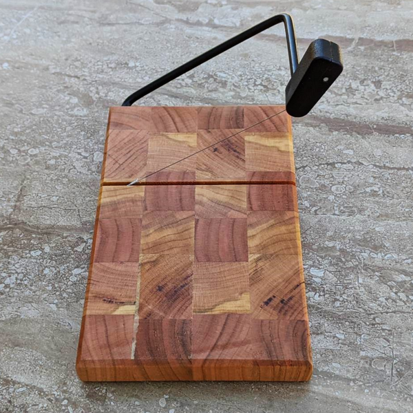 Cherry Wood End Grain Wooden Cheese Slicing Board