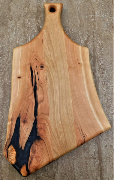 Cherry Wood Charcuterie Board With Handle