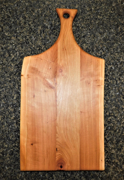 Cherry Wood Charcuterie Board With Handle