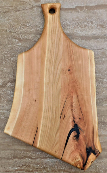 Cherry Wood Charcuterie Board With Handle