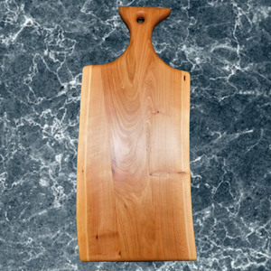 Cherry Wood Charcuterie Board With Handle