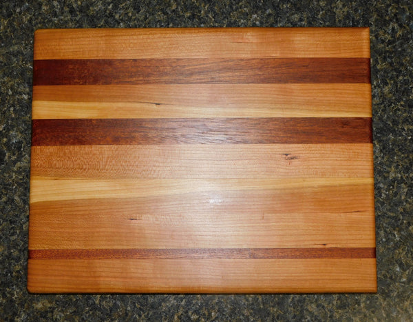 Cherry Wood & Mahogany Edge Grain Cutting Board