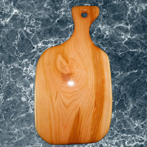 Cherry Wood Cutting Board With Handle - Springhill Millworks