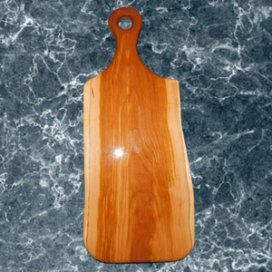 Cherry Wood Cutting Board With Handle - Springhill Millworks