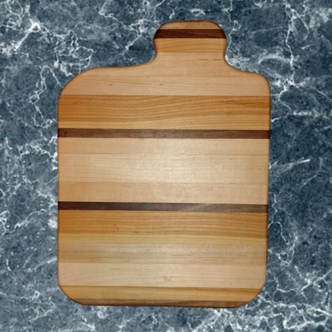 Black Walnut, Cherry Wood, Maple, & Oak Edge Grain Cutting Board