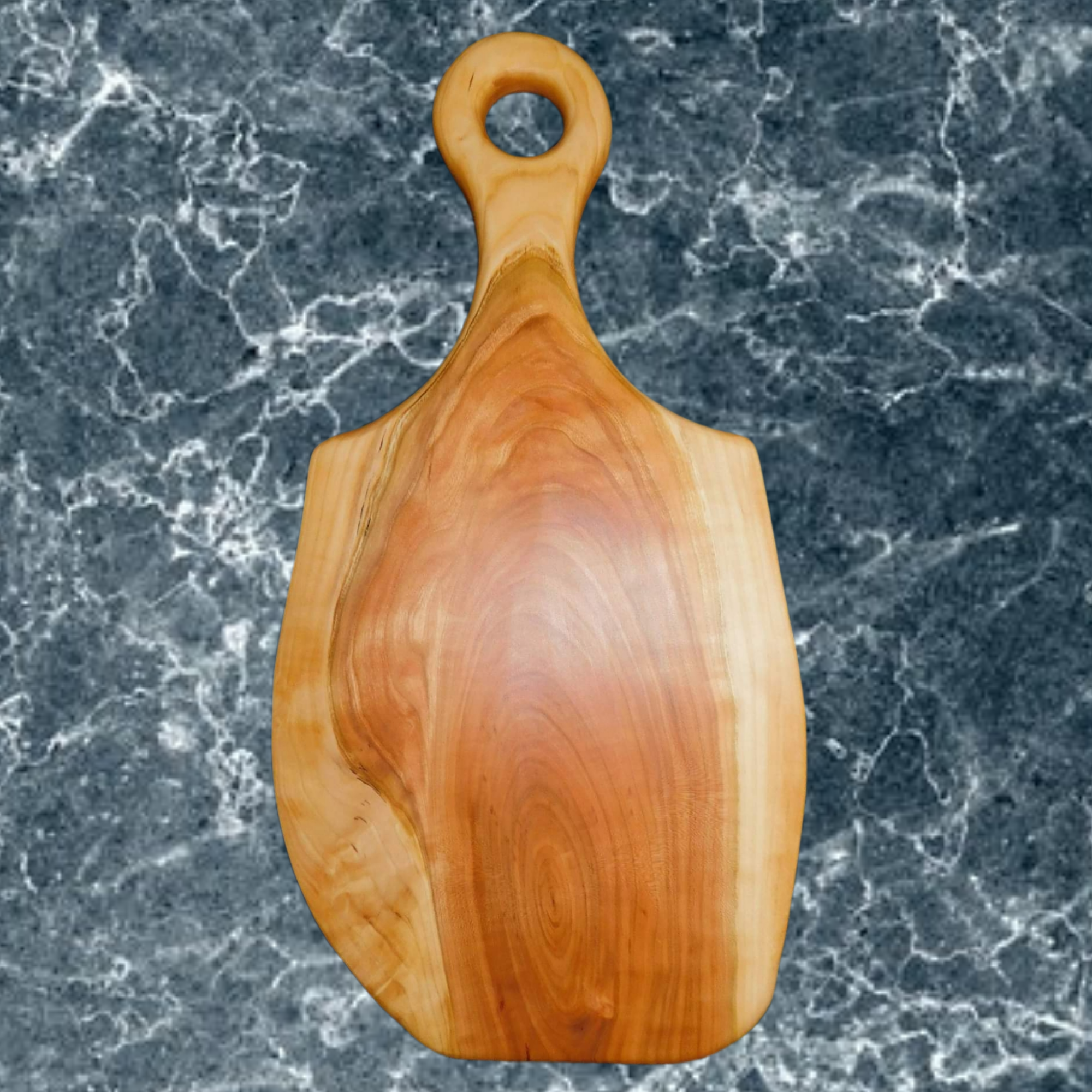 Cherry Wood Charcuterie Board With Handle