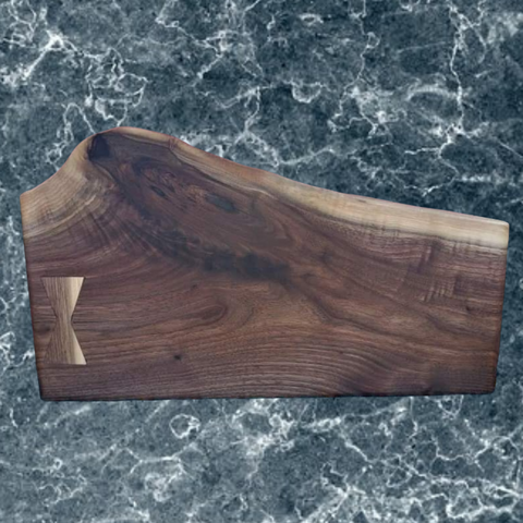 Black Walnut Charcuterie Board with Bow Tie