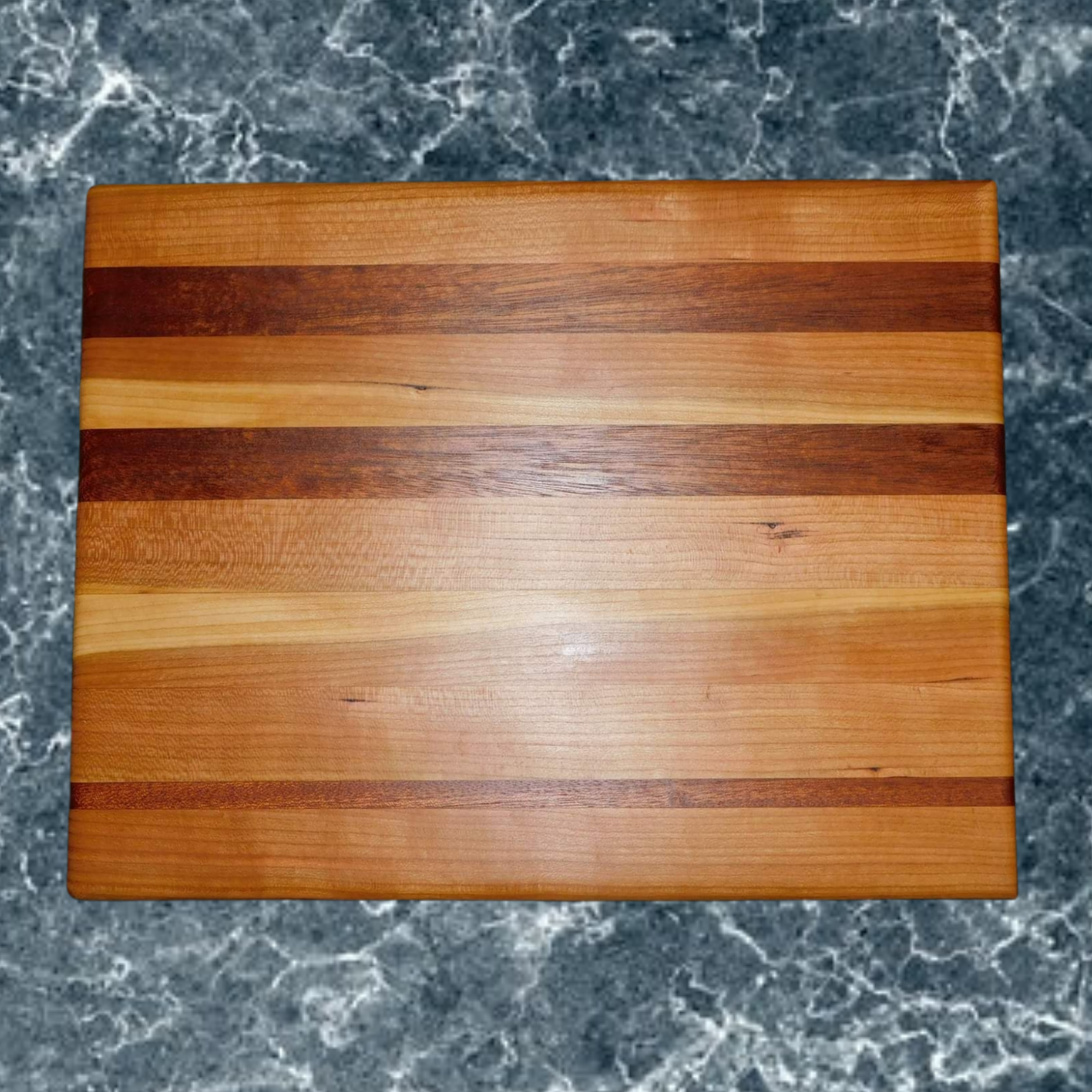 Cherry Wood & Mahogany Edge Grain Cutting Board